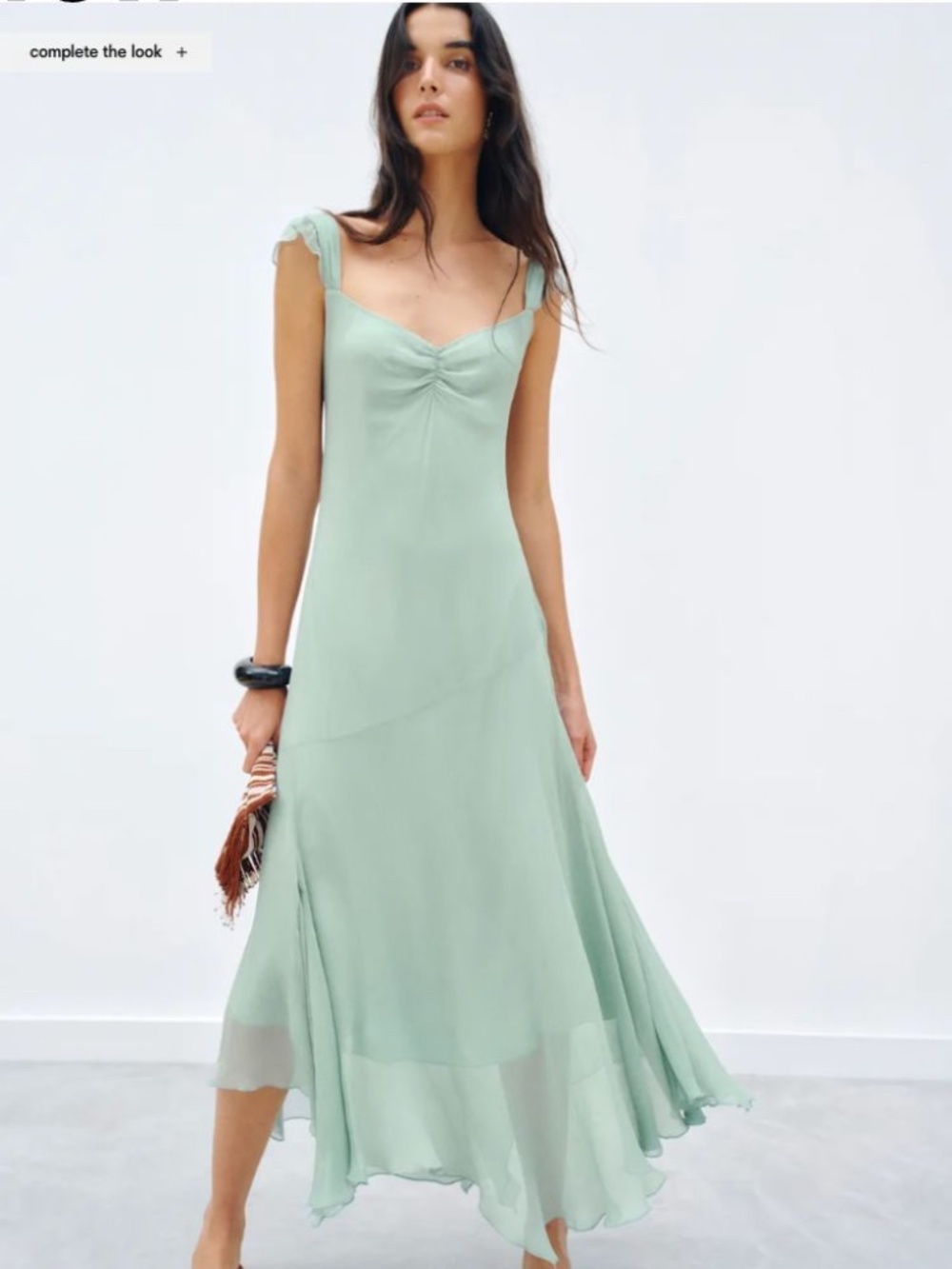NWT Reformation Zea Dress Green - Size 6